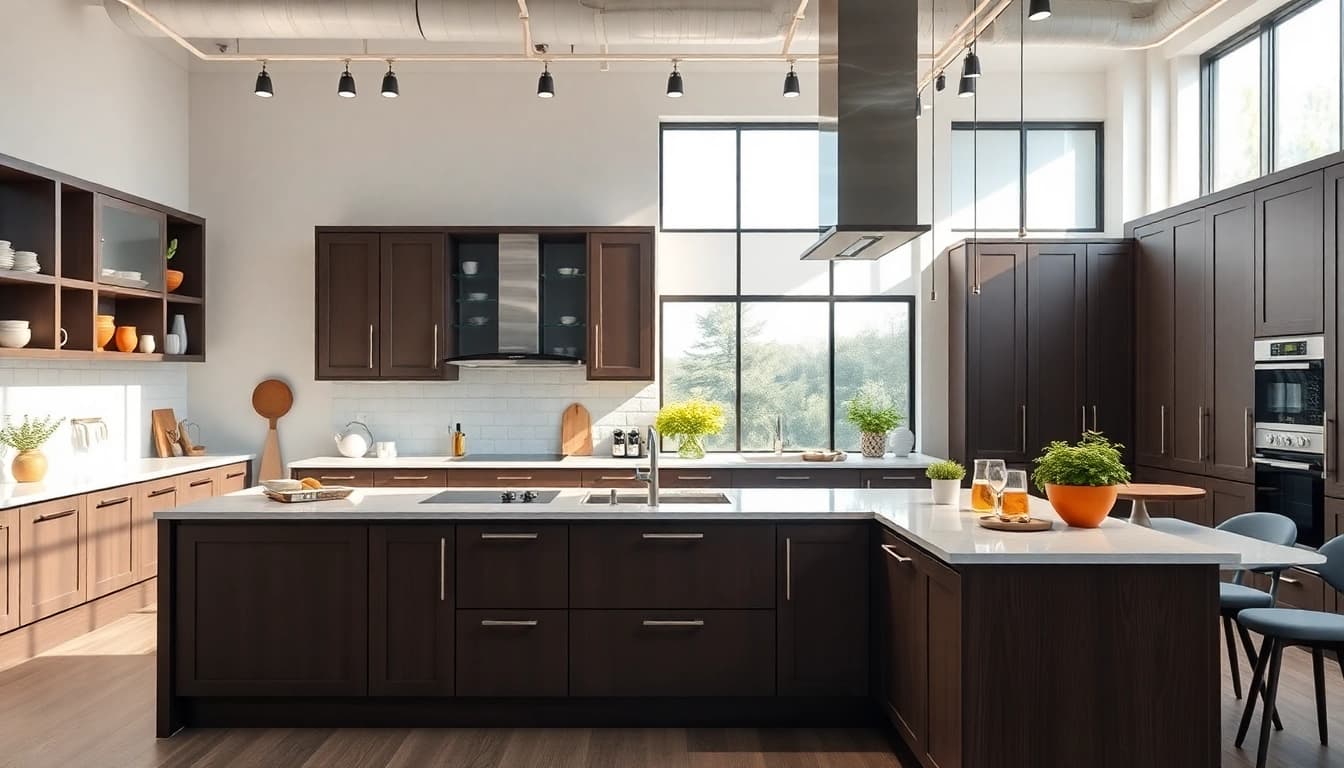 Küchenstudio in Frankfurt am Main zeigt moderne Küchen, einladendes Design und hochwertige Geräte.
