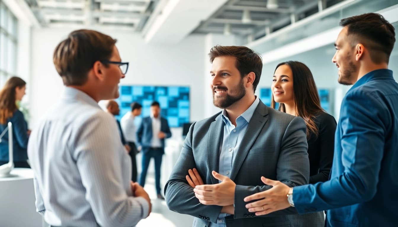 Headhunter IT im modernen Büro, unterstützt bei der Rekrutierung von IT-Fachkräften.