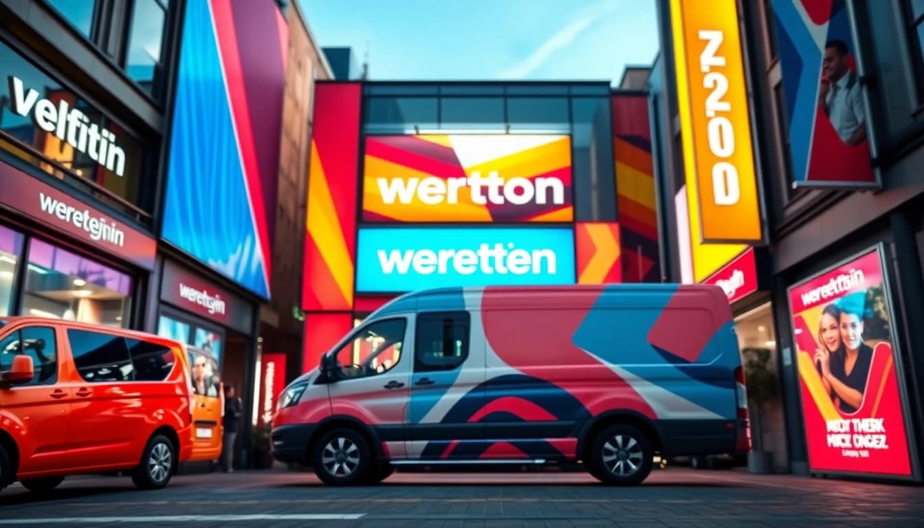 Werbetechnik Koblenz durch kreative Fahrzeugbeschriftungen und lebendige Außenwerbung.