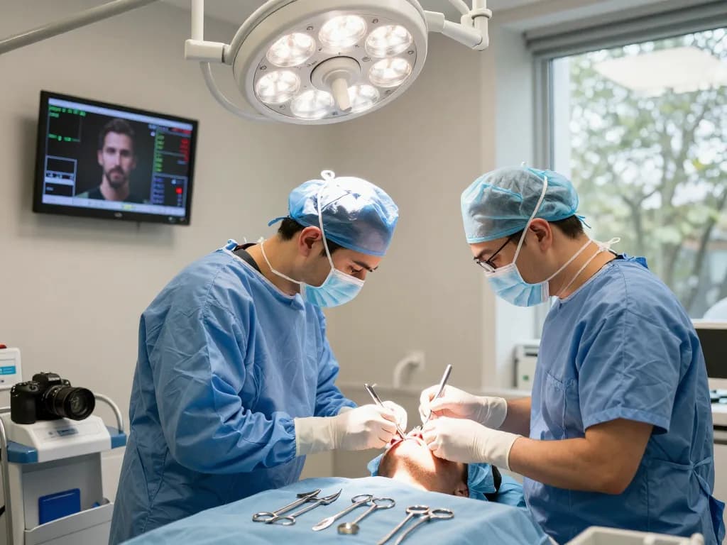 Expertenchirurgen führen Haartransplantation Istanbul in einer modernen Klinik mit fortschrittlicher Technologie durch.
