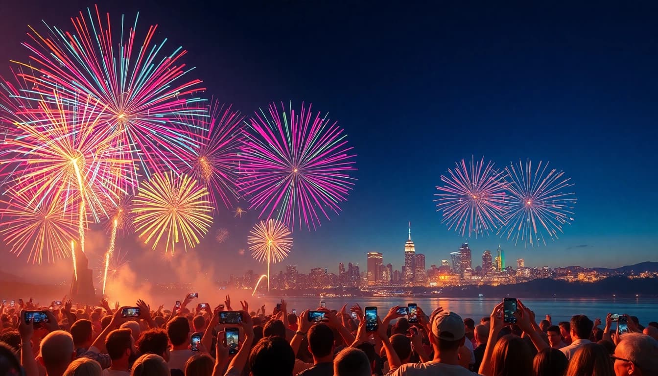 Experience stunning fireworks for sale lighting up the night, captivating viewers with vibrant colors and excitement.