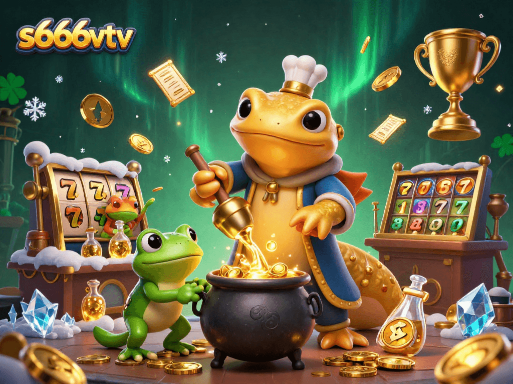 s666vtv players enjoying thrilling jackpot games in a vibrant casino atmosphere