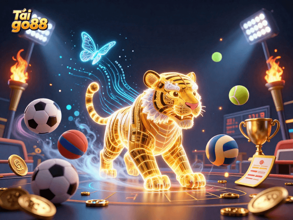 Tải go88 to join the exciting world of online gaming, featuring vibrant casino elements and a dynamic digital landscape.
