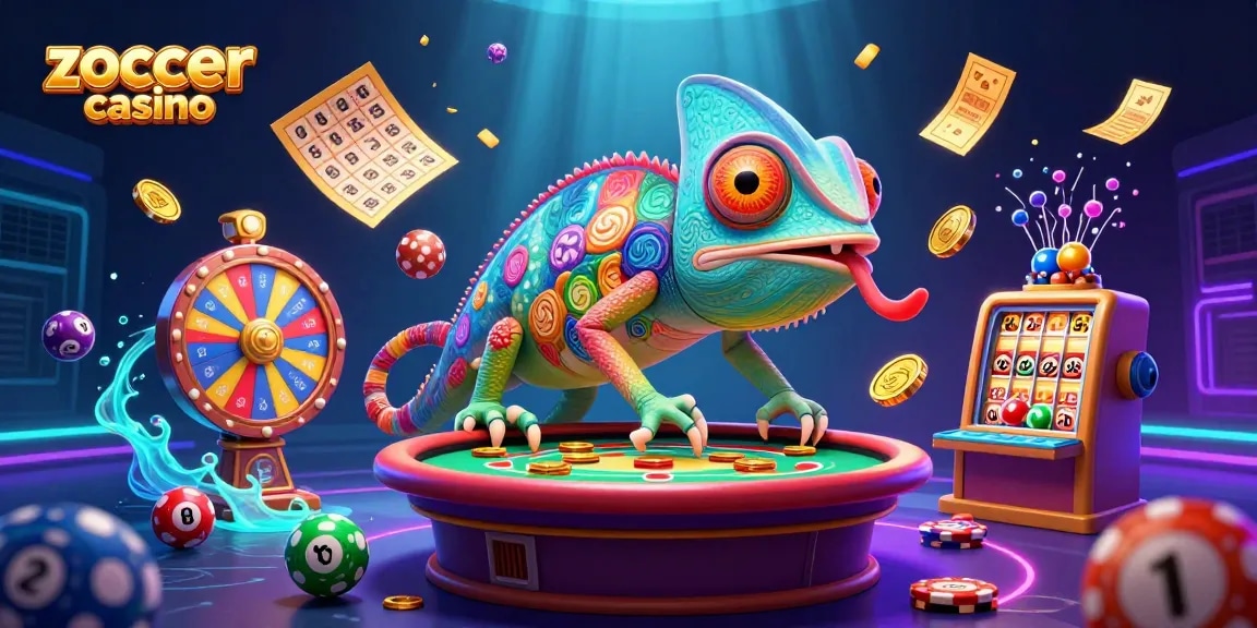 Experience exciting gameplay at zoccer casino with vibrant colors and dynamic casino elements.