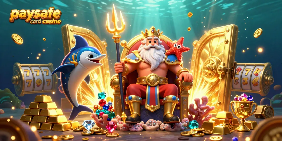 Erleben Sie spannendes Gameplay in einem Paysafe Card Casino mit lebhaften Charakteren, schimmernden Reichtümern und fesselnden Slot-Elementen.