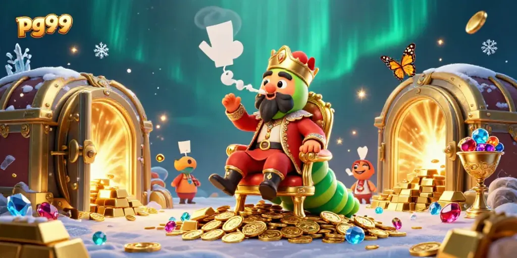 Experience thrilling moments at pg99 with vibrant casino-themed 3D illustration.