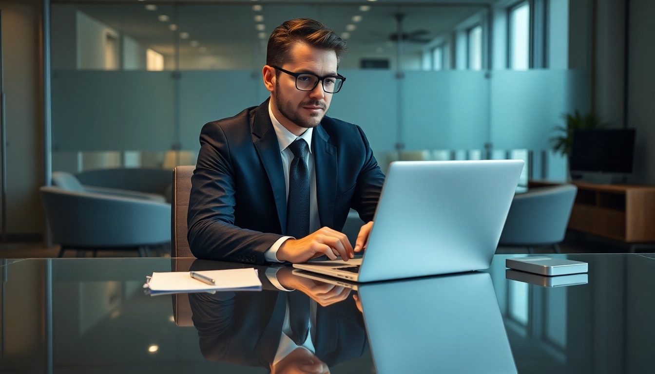 Headhunter Hannover bei der Arbeit, um Top-Talente zu rekrutieren.