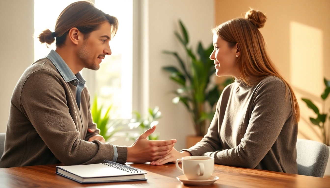 Enhancing emotional wellbeing through personalized coaching in a calming setting.