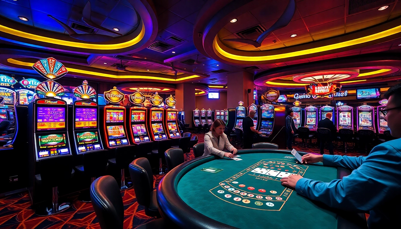 LolaJack Casino offers an exciting atmosphere with colorful slots and live dealer games.