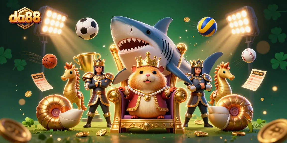 Experience thrilling bets with da88, where the golden hamster king reigns in an immersive sports world.
