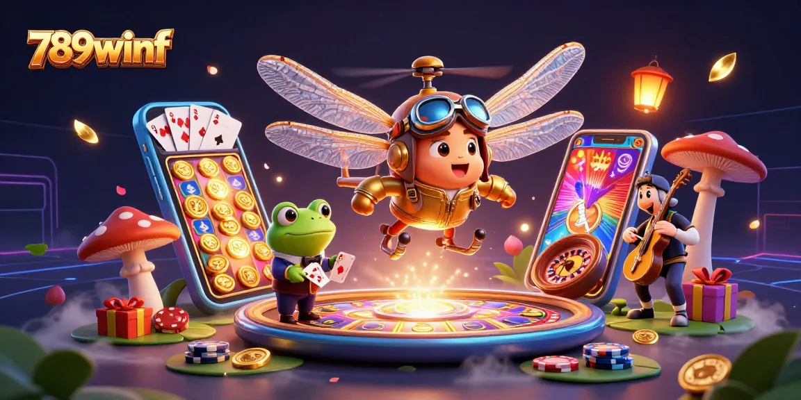 Engage in thrilling gameplay at 789winf with vibrant slots and live casino action
