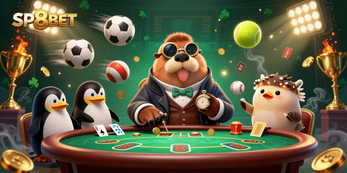 Experience SP8BET with animated poker under the sea featuring unique characters and vibrant game elements.