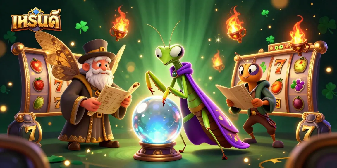 Experience thrilling gambling with แบรนด์ as the fortune teller and ancient librarian reveal secrets in a vibrant slots scene.