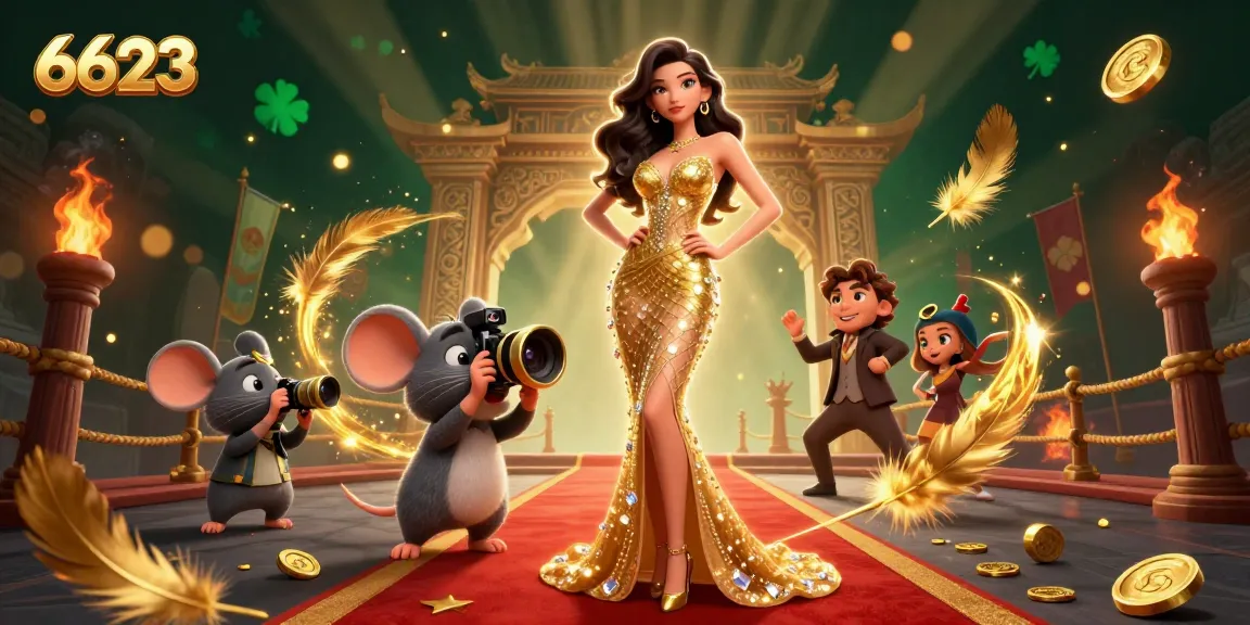 Engage in thrilling gameplay at 6623, showcasing a glamorous casino atmosphere filled with excitement.