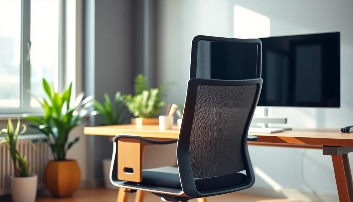 Herman Miller Setu Stuhl in modernem Büro mit natürlichem Licht und stilvollem Design
