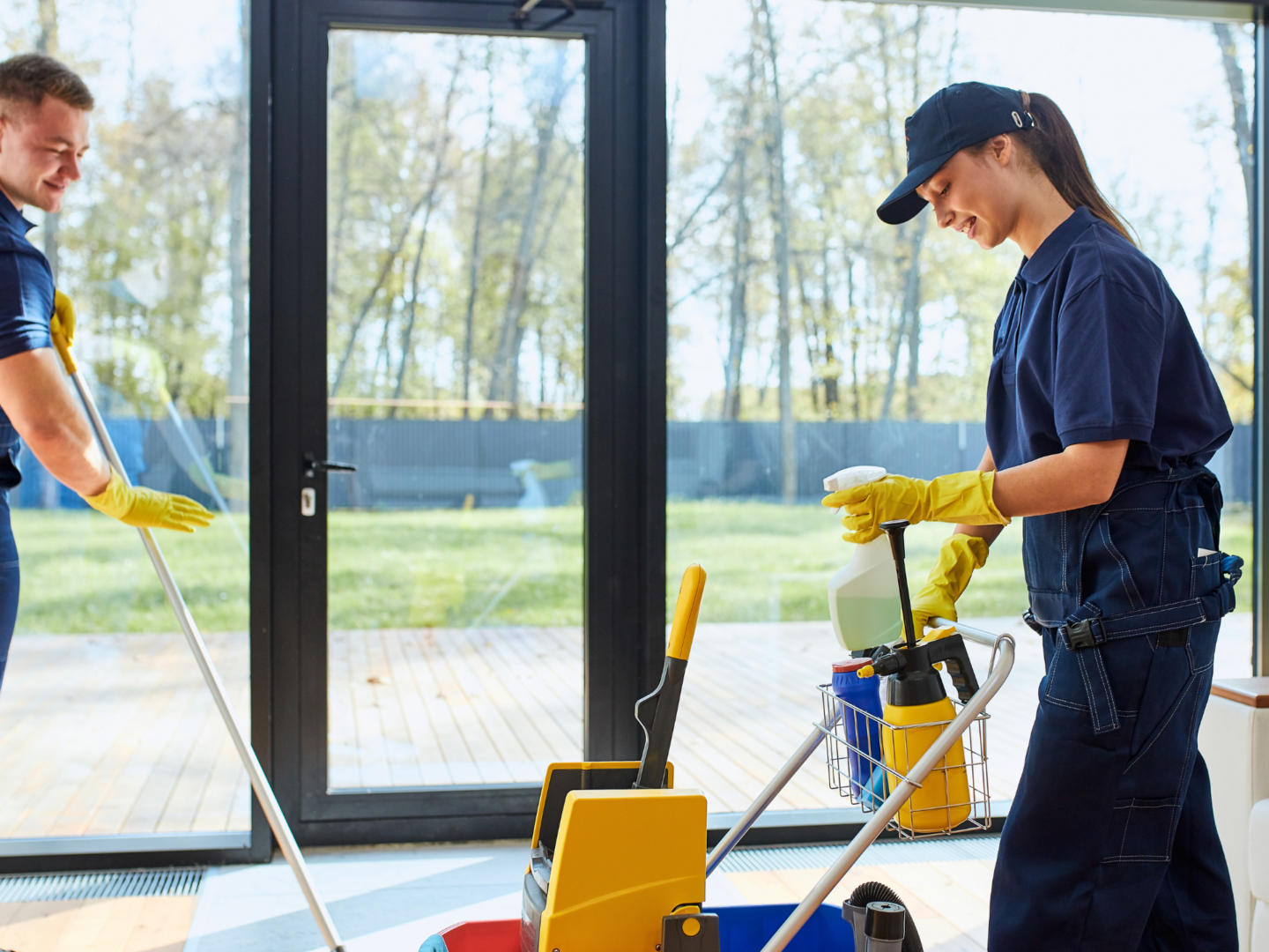 Gebäudereinigung für hygienische und repräsentative Geschäftsräume