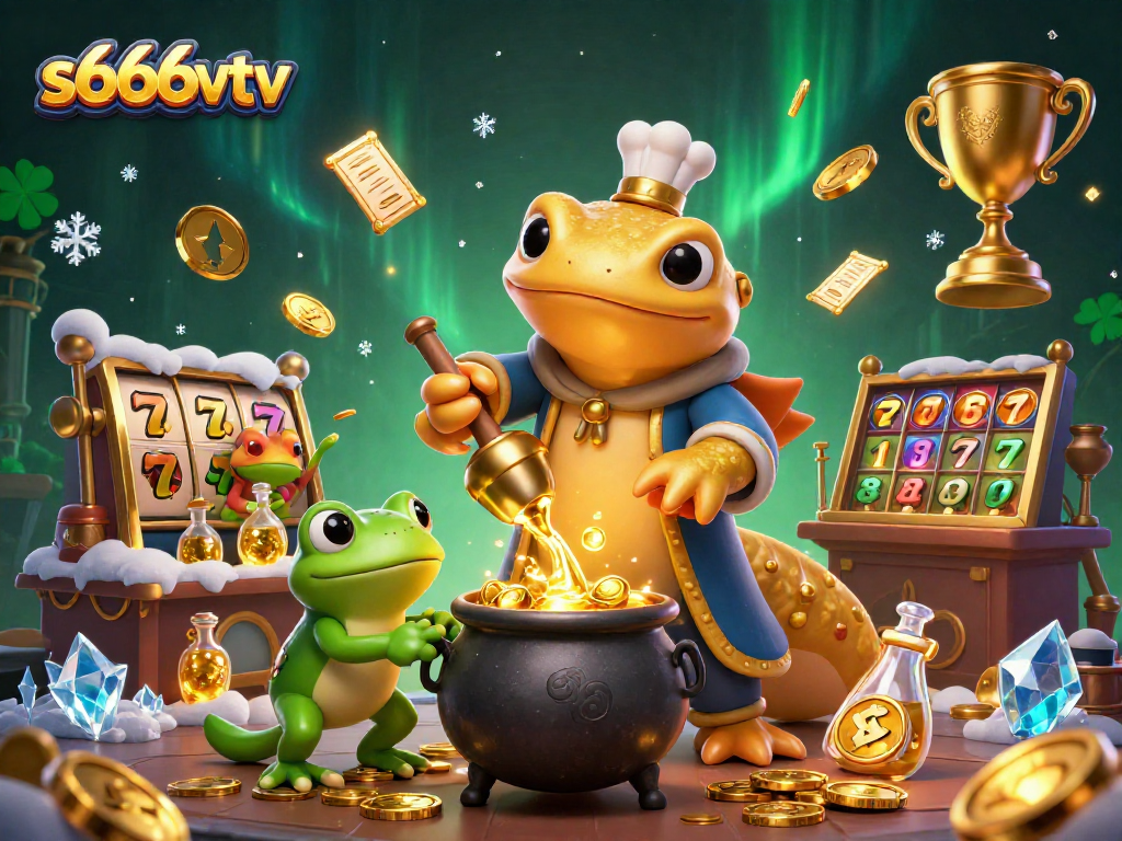 s666vtv players enjoying thrilling jackpot games in a vibrant casino atmosphere