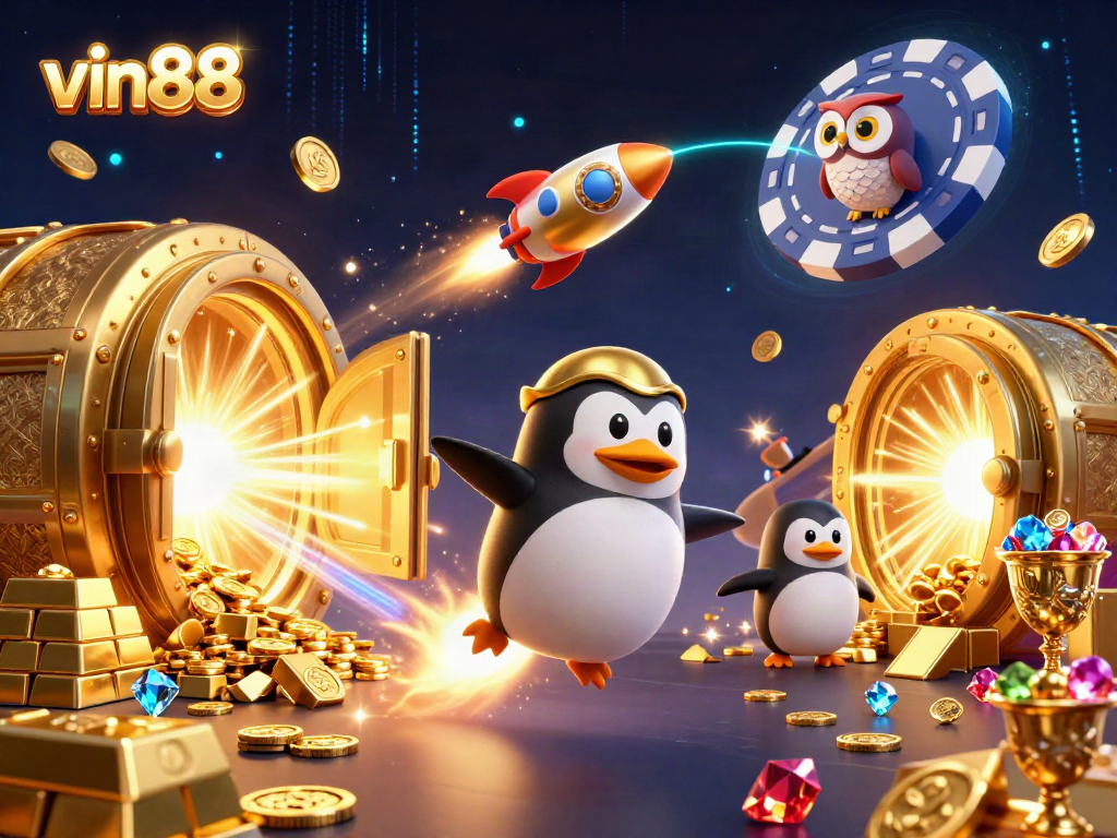 Experience thrilling wins with vin88 in a dazzling 3D casino adventure.