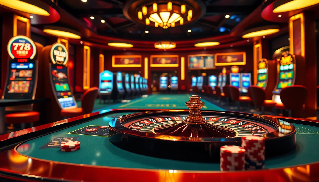 Experience the excitement of gambling at HZ88 with vibrant casino tables and thrilling gaming options.