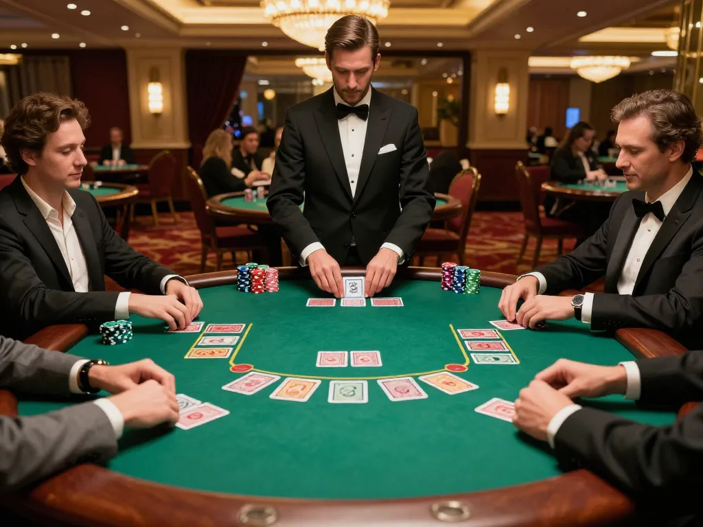 Engage in blackjack gameplay at go99 with players focused on strategic bets and vibrant chips
