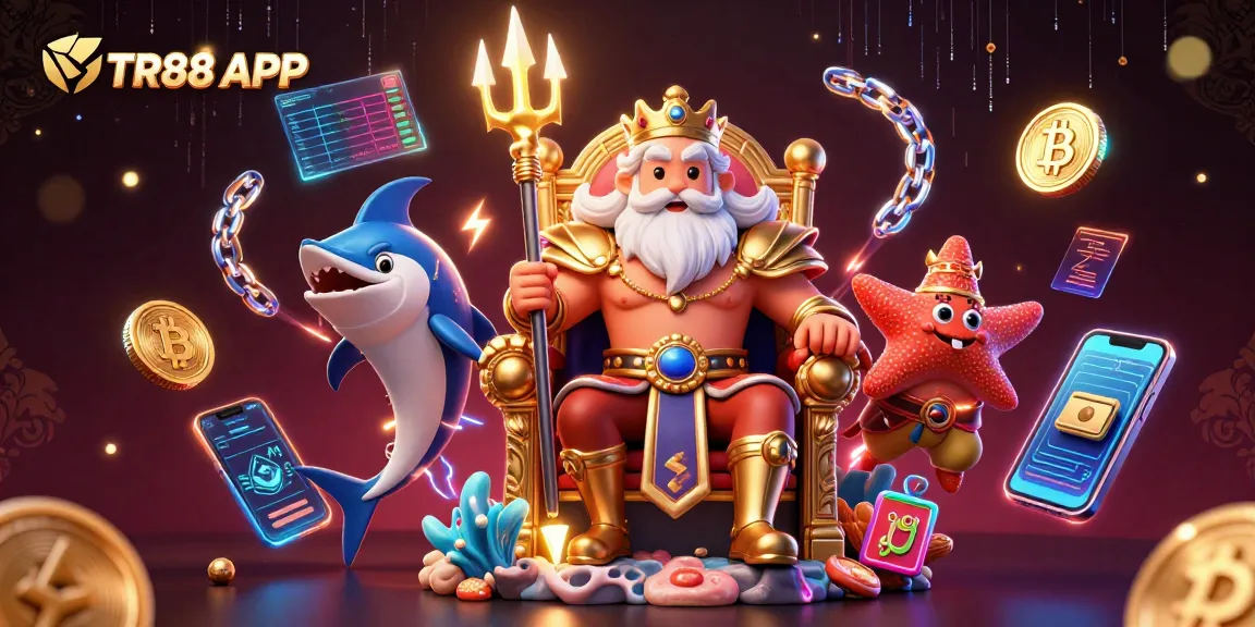 Experience thrilling gameplay with the TR88 APP as King Neptune rules the virtual casino.