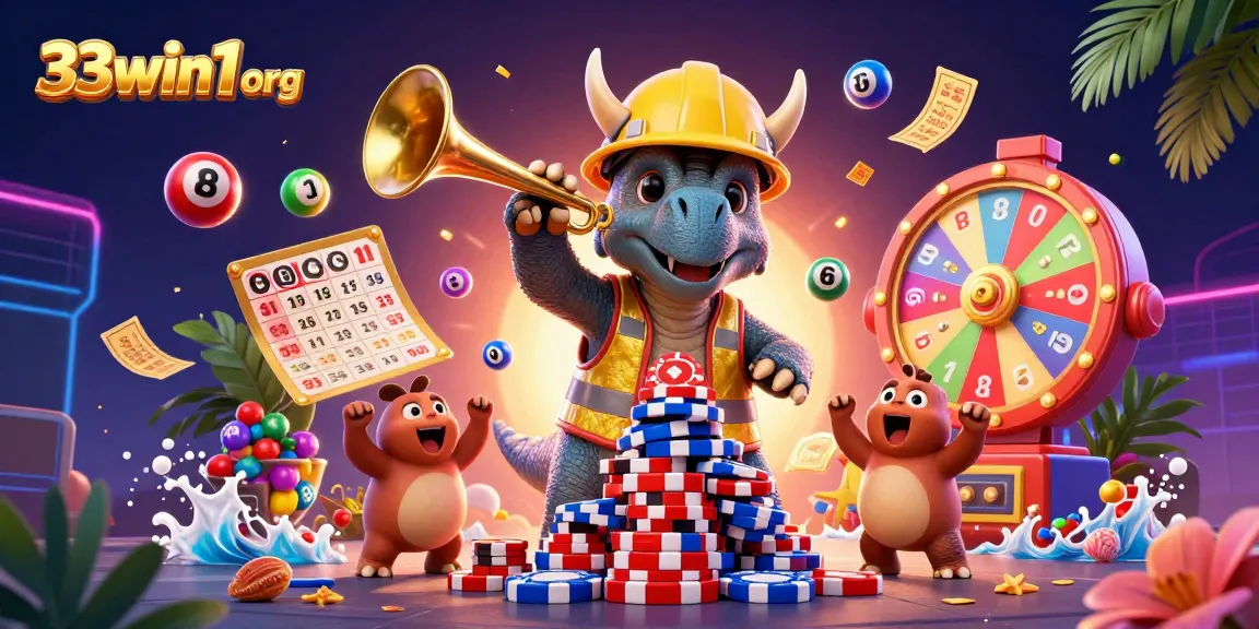 Engage with exciting games at 33win1 org featuring lively characters and dynamic casino elements.