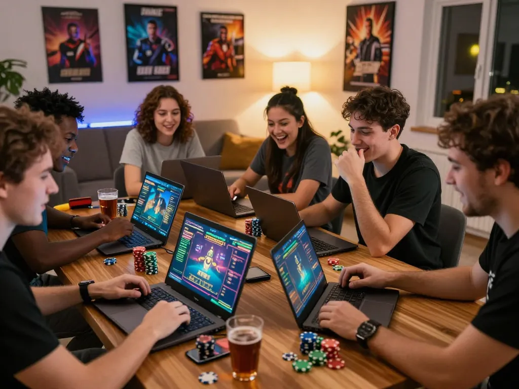 Exciting online gaming session with friends at https://23win.watch/ featuring vibrant graphics and dynamic atmosphere.