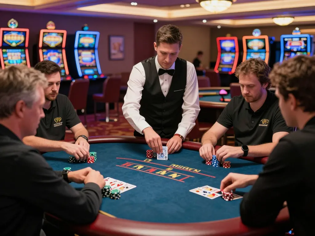Players enjoying a thrilling poker game at https://mb668.co/, showcasing strategic gameplay and excitement.