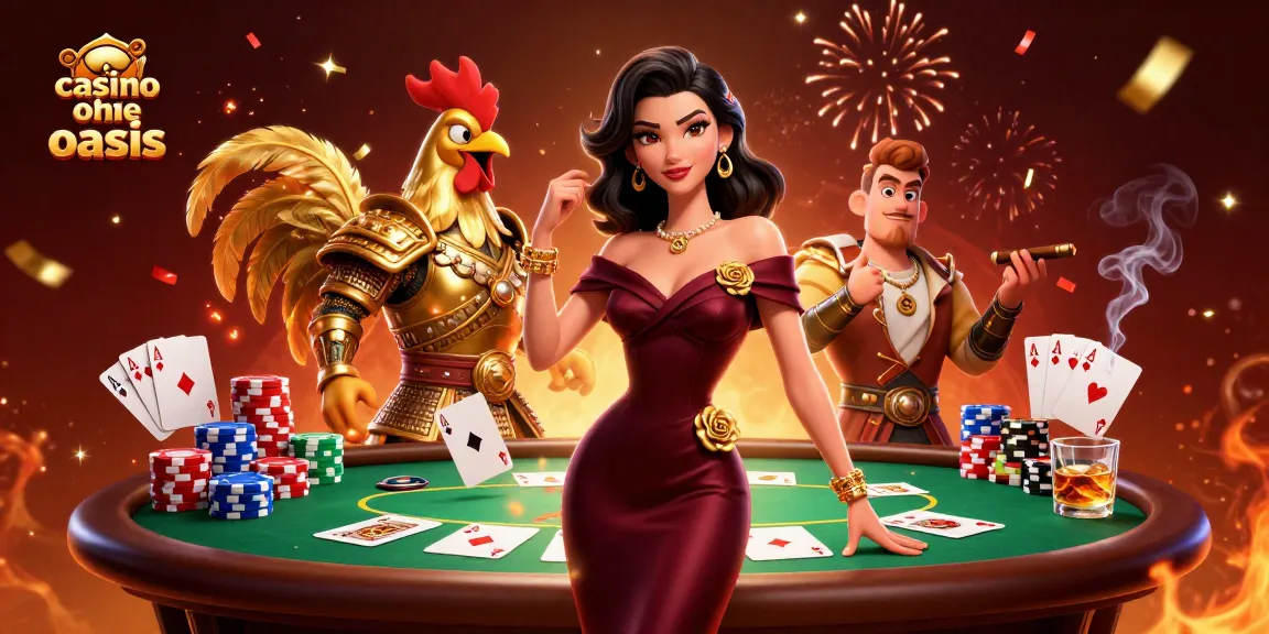 Experience the thrill at casino ohne oasis, featuring vibrant gaming action with glamorous characters and dynamic elements.