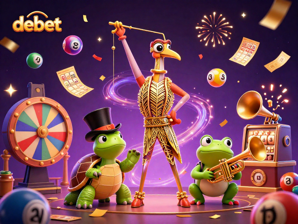 Engage in exciting gameplay at debet with vibrant lottery elements and vivid character interactions.