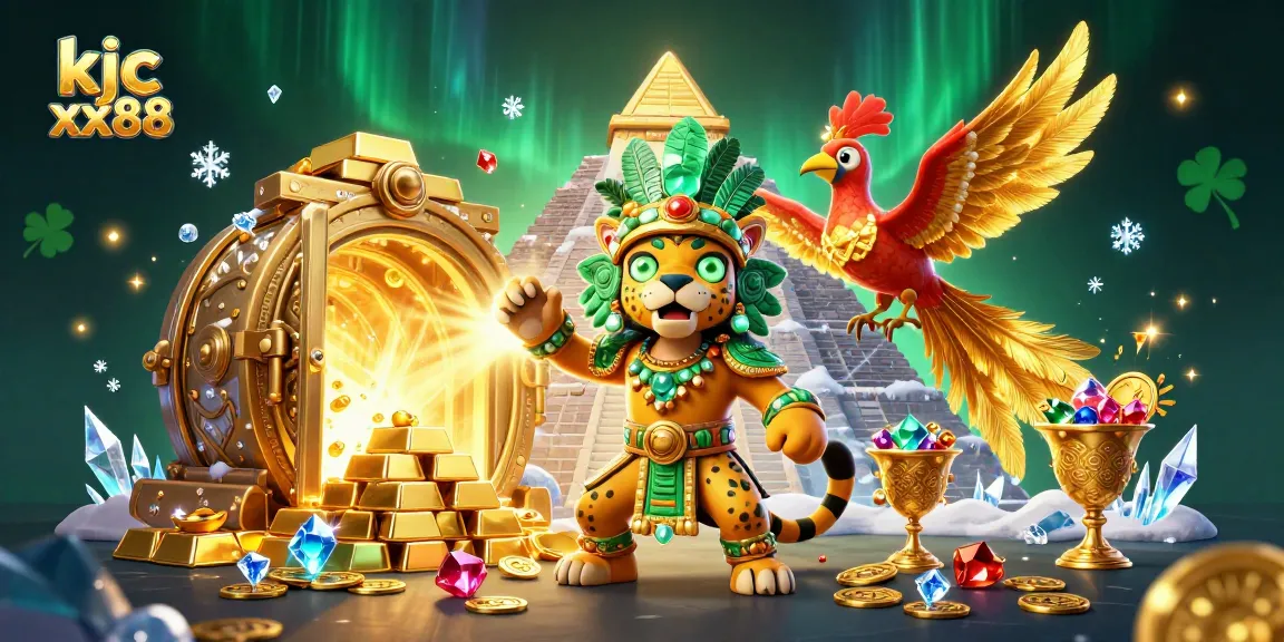 Engage in exciting gaming at kjc xx88 with dynamic golden treasures and vibrant casino elements.