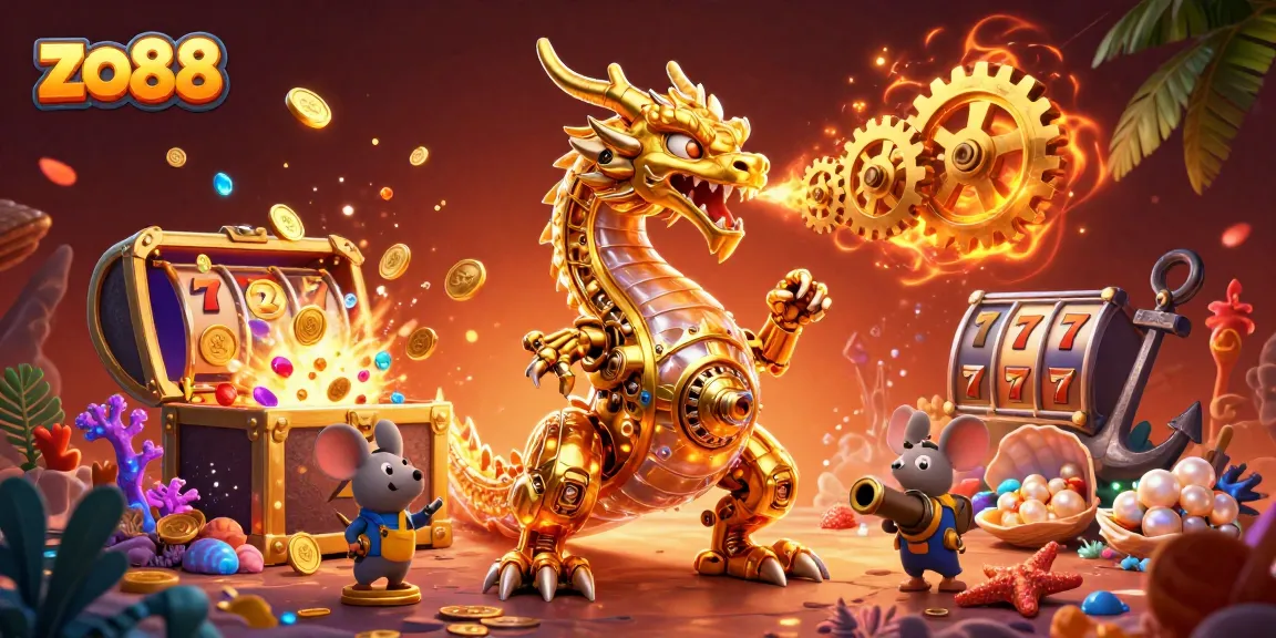 Experience thrilling gameplay at zo88 with lavish gold treasures and engaging slot elements.