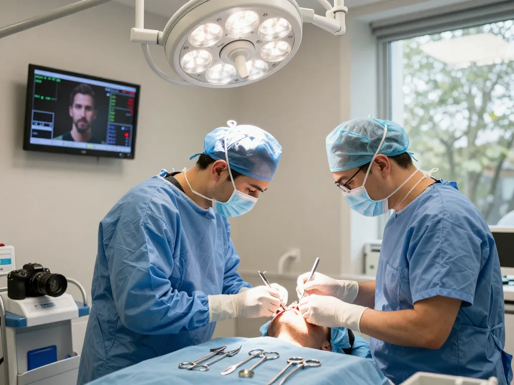 Expertenchirurgen führen Haartransplantation Istanbul in einer modernen Klinik mit fortschrittlicher Technologie durch.