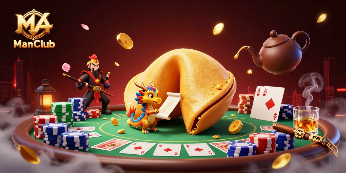 Experience thrilling gameplay at ManClub with vibrant poker action featuring gold elements and engaging characters.