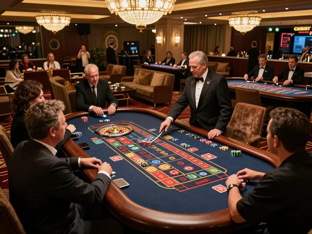 Engaging roulette gameplay at a luxurious casino showcasing soibet excitement and strategic betting moments.