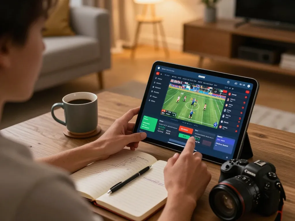 Experience the thrill of online betting at https://saobet.deal/ with a cozy home gaming setup focused on sports events