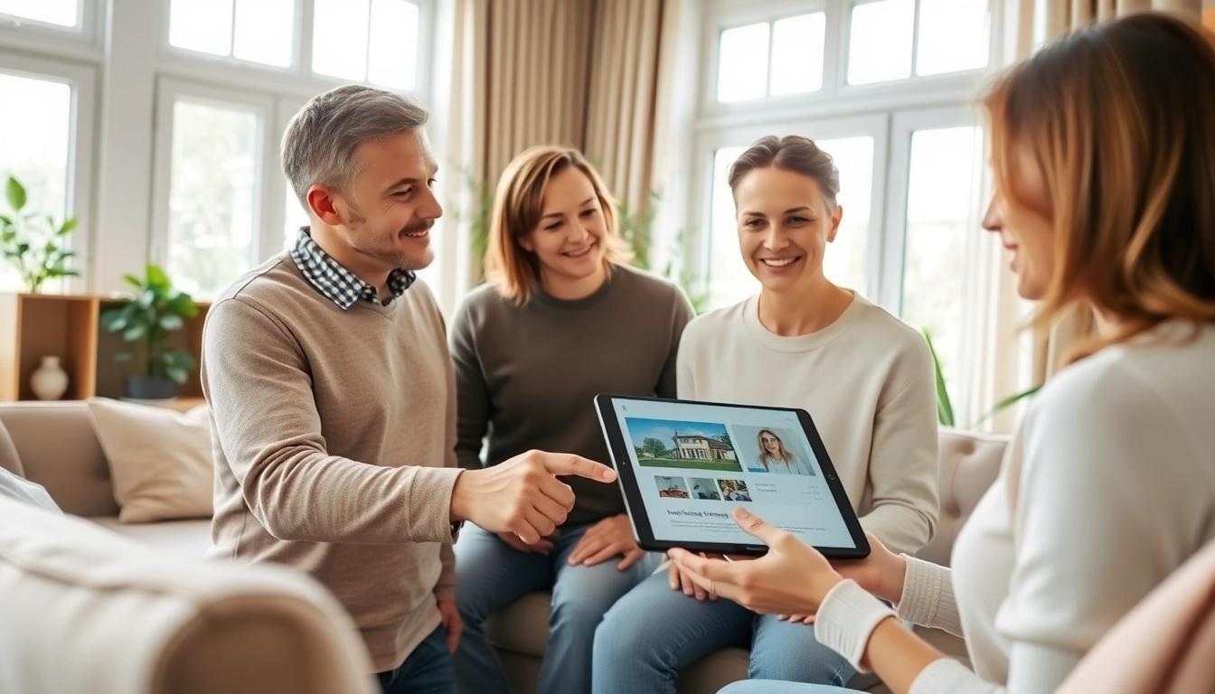 Haus Verkaufen Bonn mit einem Immobilienmakler, der einem Paar beim Verkauf ihres Hauses hilft.