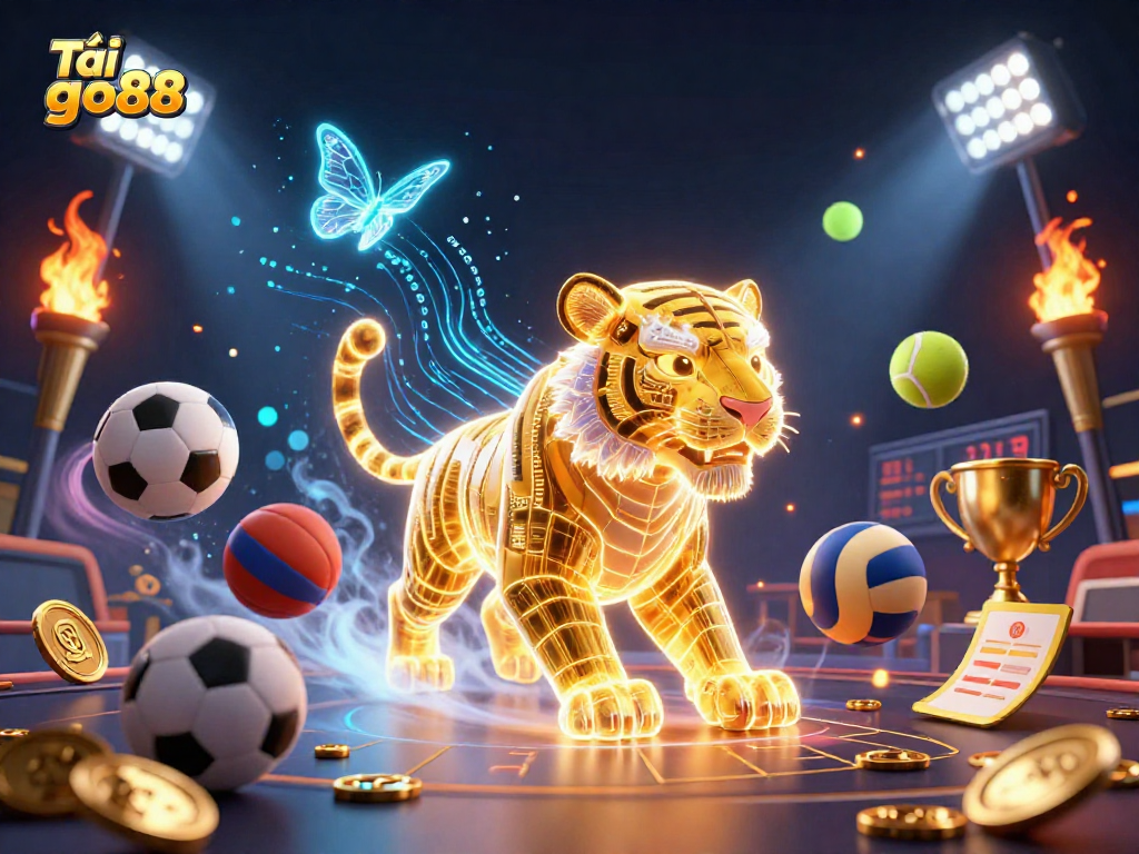 Tải go88 to join the exciting world of online gaming, featuring vibrant casino elements and a dynamic digital landscape.