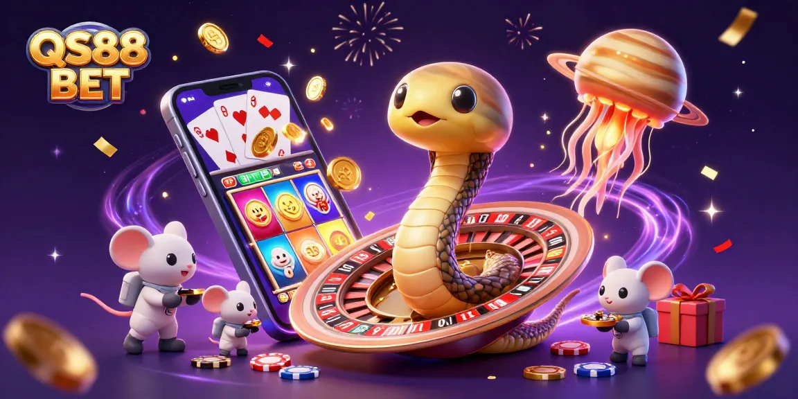 Experience QS88 BET with engaging bets on cosmic roulette and vibrant casino elements