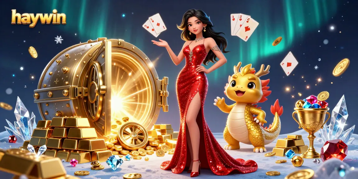 Experience exciting wins at HAYWIN with vibrant treasures and engaging gameplay in a dynamic 3D scene.