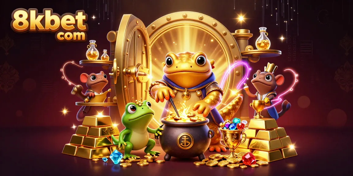 Experience golden transformation with the 8xbet com alchemist duo amidst treasures in a captivating casino.