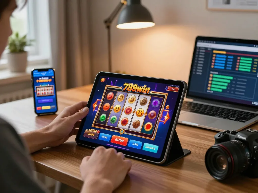 Engaging gameplay on the 789win link casino app showcasing vibrant slot game actions.