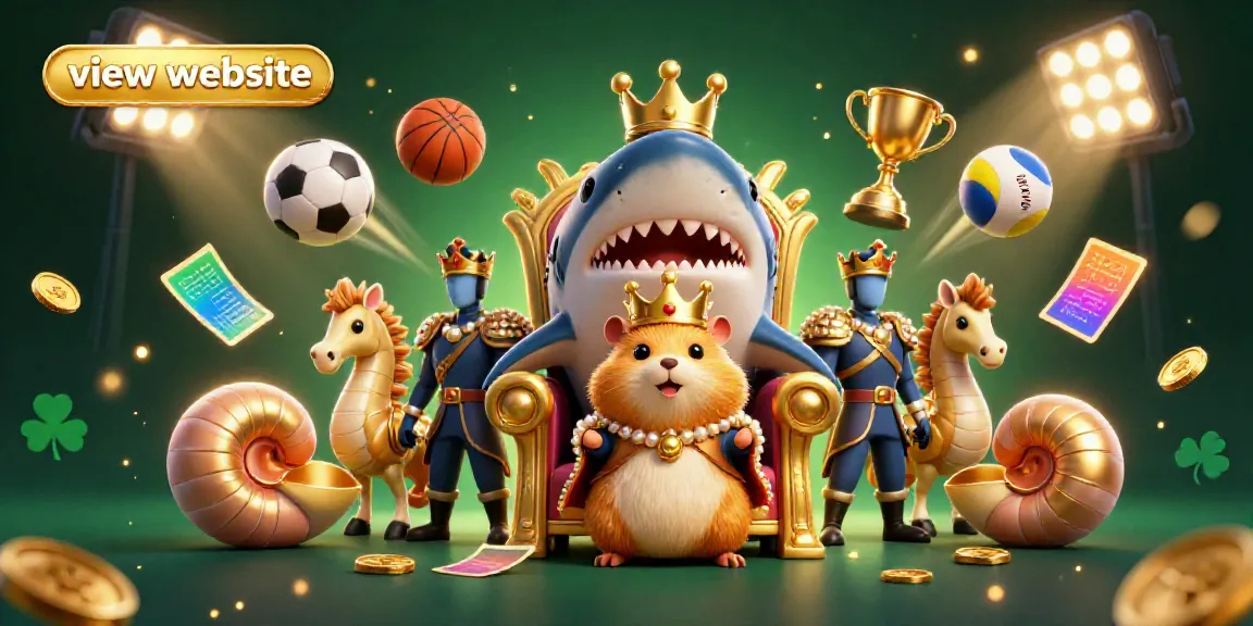 View website and enjoy thrilling live sports betting experiences with golden hamster king in vibrant 3D.