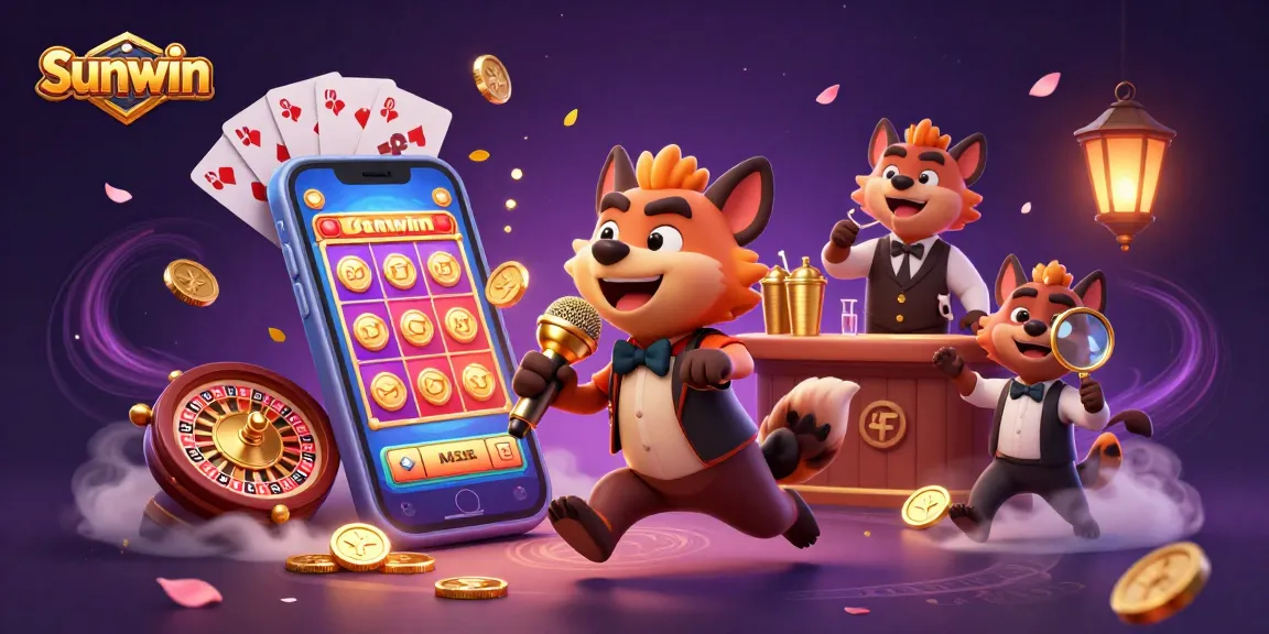 Experience the thrilling sunwin casino with hyenas serving drinks and performing comedy.