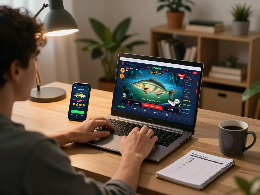 Online-Glücksspiel mit dem F1 Casino Login auf einem Laptop, das ein Live-Dealer-Spiel und strategische Notizen für verantwortungsbewusstes Spielen zeigt.