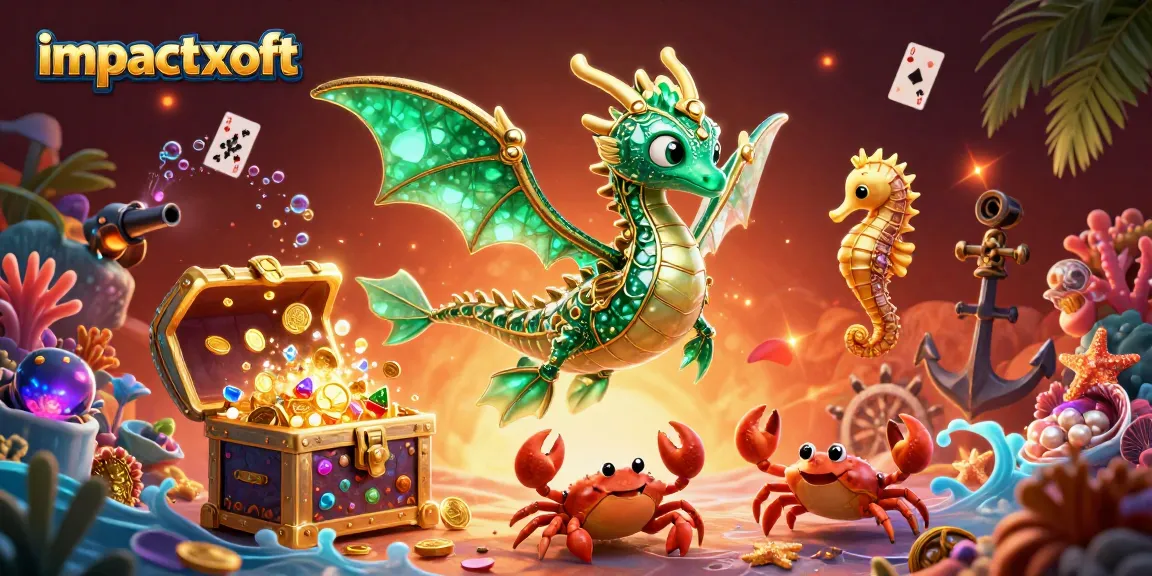 Engage in thrilling gameplay at impactxoft with vibrant sea-themed elements and dynamic treasures.