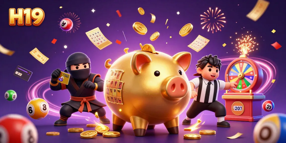 Experience thrilling action at H19 with our golden piggy bank sumo wrestler and dynamic gaming elements!