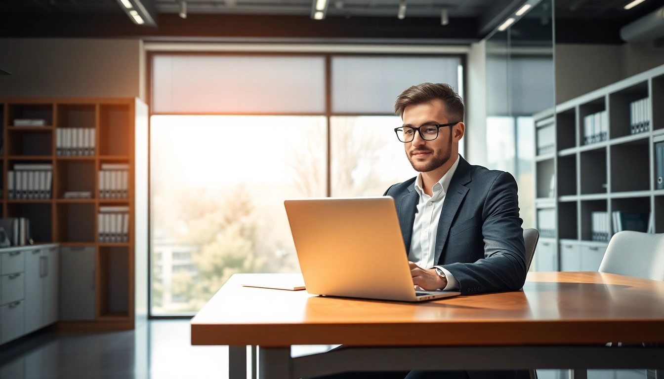 Erfolgreicher Headhunter Schweiz vermittelt Bewerber in einem modernen Büro.