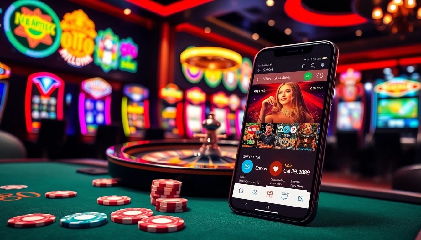 Experience the thrill of gambling with Nhà Cái Ga888, showcasing luxury casino elements and live betting excitement.