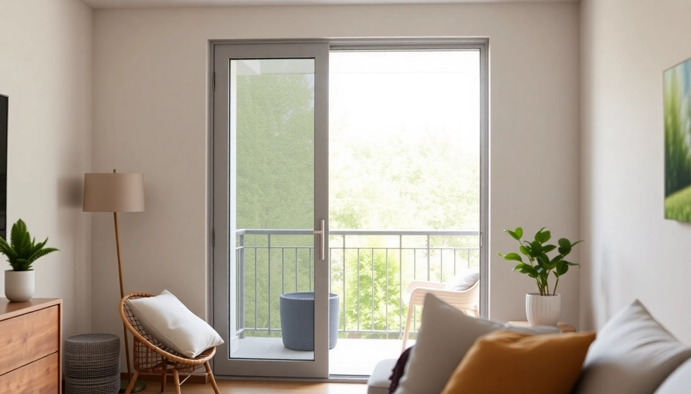 Installieren Sie den insektenschutz balkontür ohne bohren für einen ungestörten Ausblick.